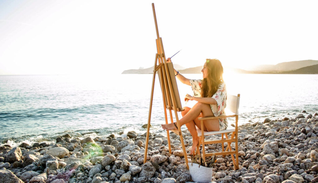 Profesora de pintura
